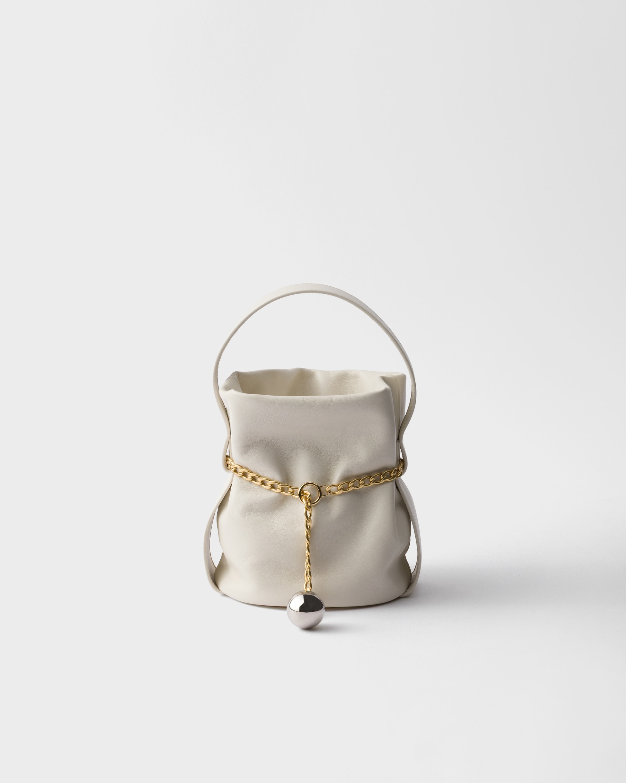 Petit Sac Noir nappa leather mini-bucket bag - Image 4